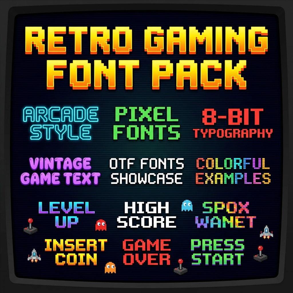 Retro Font Pack